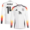 Camiseta de fútbol Manga Larga Alemania Musiala 14 Primera Equipación Euro 2024 - Hombre